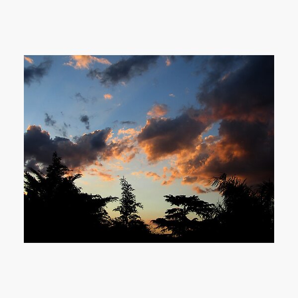 Sunset Behind Photographic Print