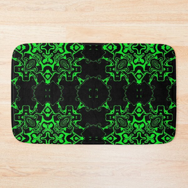 Item preview, Monochrome Green Mosaic, pattern 1 designed and sold by Bennydoscope.