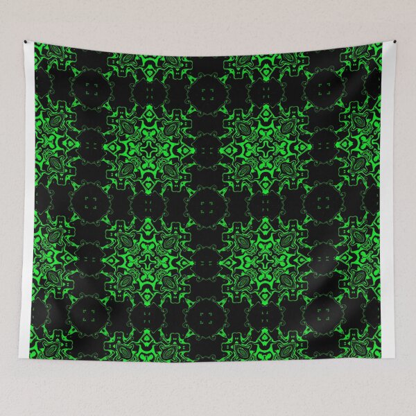 Item preview, Monochrome Green Mosaic, pattern 1 designed and sold by Bennydoscope.