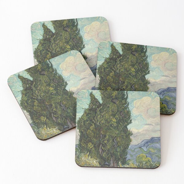Item preview, Cypresses - Van Gogh - c1889 designed and sold by CrankyOldDude.