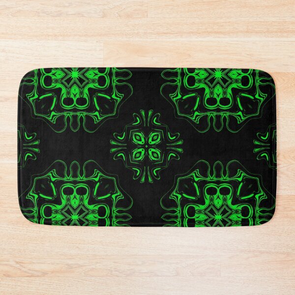 Item preview, Monochrome Green Mosaic, pattern 4 designed and sold by Bennydoscope.