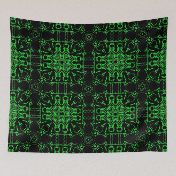 Item preview, Monochrome Green Mosaic, pattern 5 designed and sold by Bennydoscope.