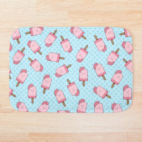 Ice cream pattern Bath Mat