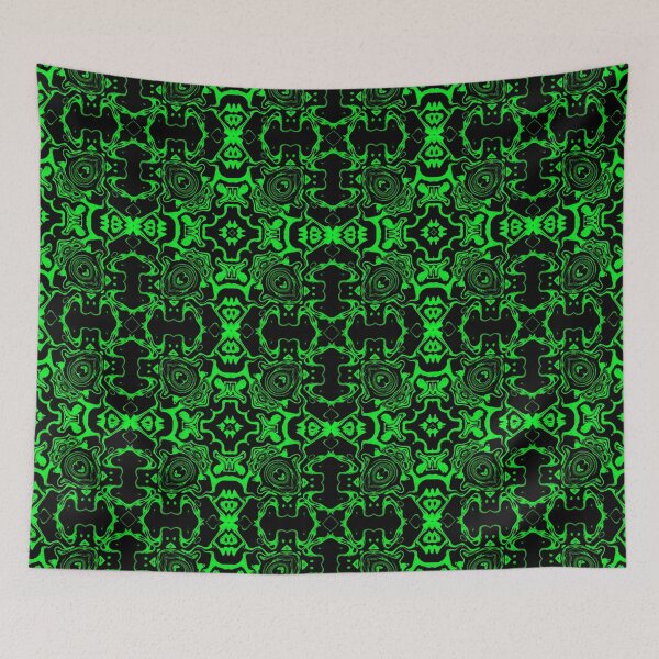 Item preview, Monochrome Green Mosaic, pattern 8 designed and sold by Bennydoscope.