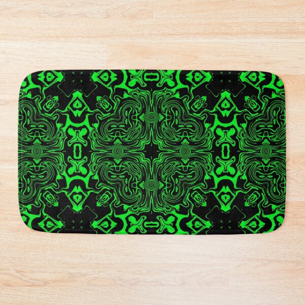 Item preview, Monochrome Green Mosaic, pattern 9 designed and sold by Bennydoscope.