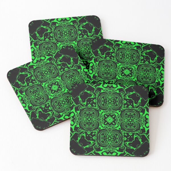 Item preview, Monochrome Green Mosaic, pattern 10 designed and sold by Bennydoscope.
