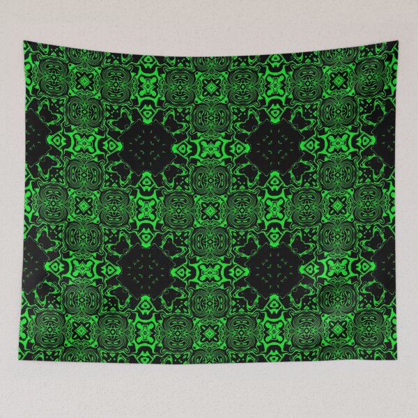 Item preview, Monochrome Green Mosaic, pattern 10 designed and sold by Bennydoscope.