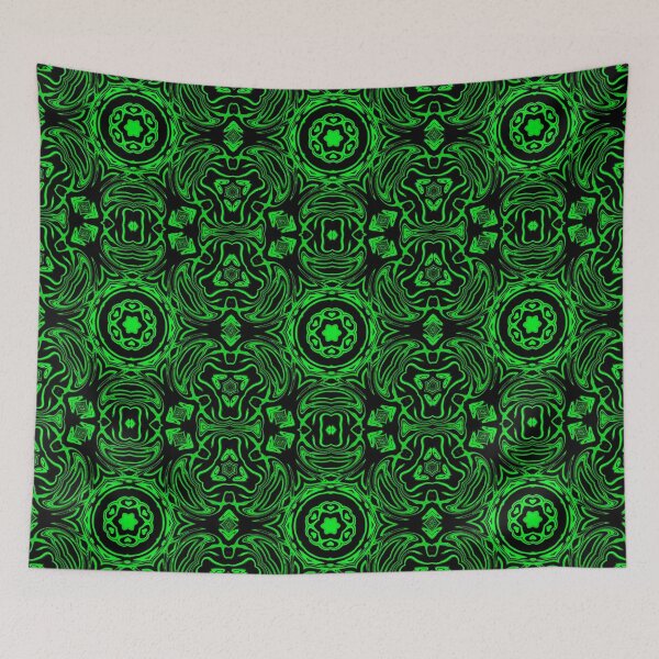 Item preview, Monochrome Green Mosaic, pattern 11 designed and sold by Bennydoscope.