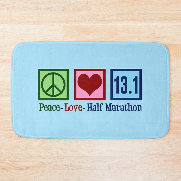 Item preview, Peace Love 13.1 Half Marathon Runner designed and sold by Epic Love Designs.