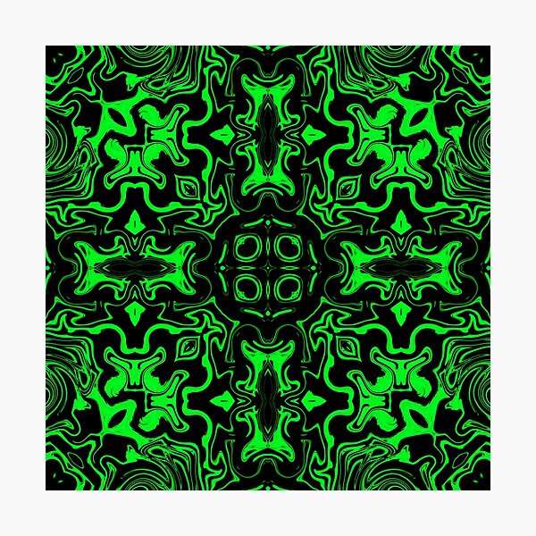 Item preview, Mosaico verde monocromo, patrón 12 designed and sold by Bennydoscope.