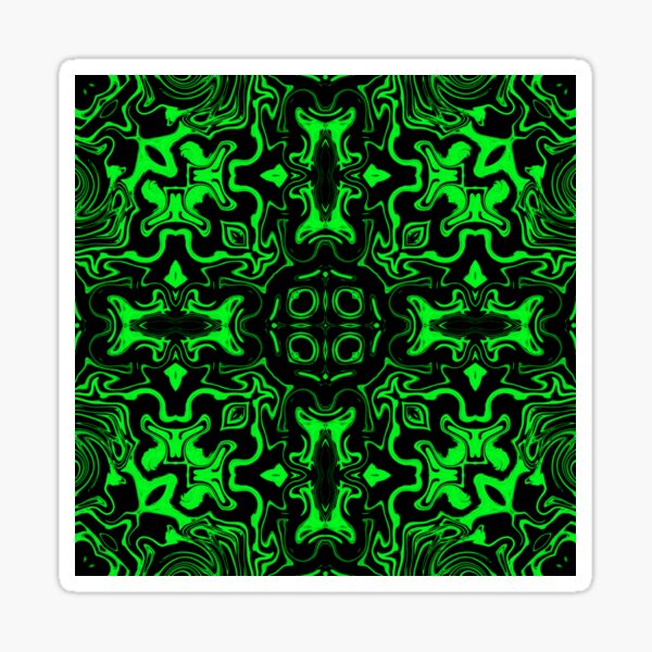 Item preview, Monochrome Green Mosaic, pattern 12 designed and sold by Bennydoscope.