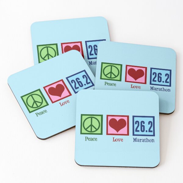 Item preview, Peace Love 26.2 Marathon Runner designed and sold by Epic Love Designs.