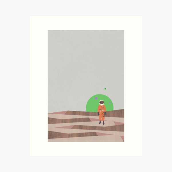 Marooned Astronaut (alone 2015) Art Print