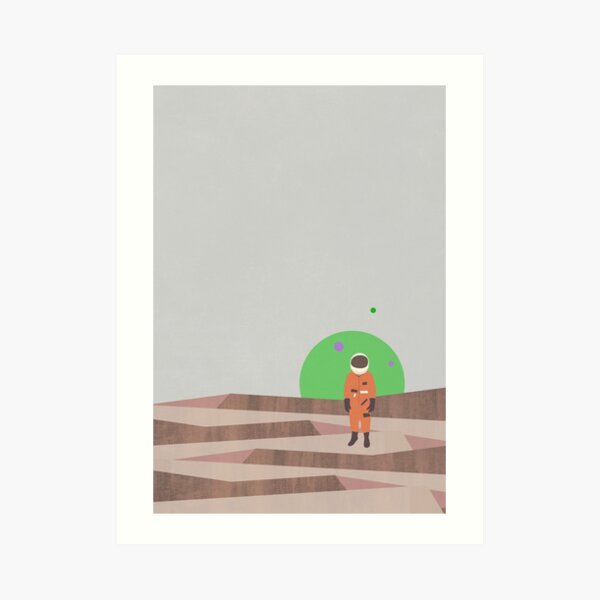 Marooned Astronaut (alone 2015) Art Print