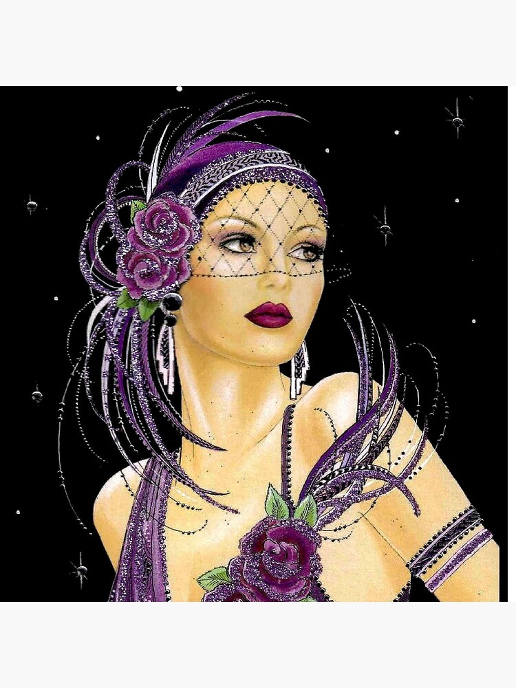 FLAPPER : Vintage 1930 Art Deco Print by posterbobs