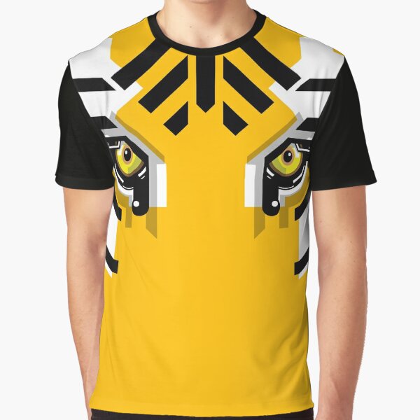 Black and white soccer uniform with yellow tiger claw on Craiyon