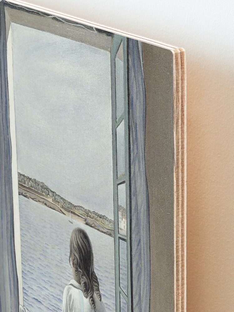 Alternate view of WOMAN IN THE WINDOW : Vintage 1925 Dali Painting Print Mounted Print