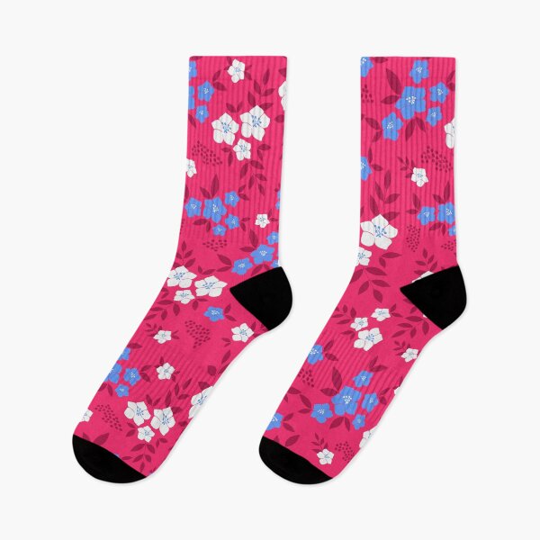 Item preview, Hot pink flowers designed and sold by Katbydesign.