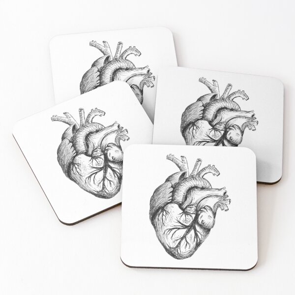 Item preview, Hand Draw Ink Heart designed and sold by jitkaegressy.