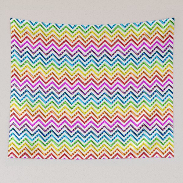 Item preview, Wild Rainbow Chevron Pattern designed and sold by ArtVixen.