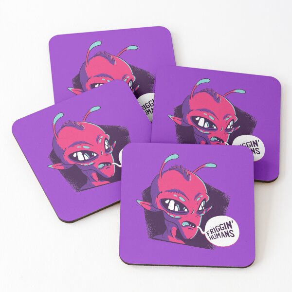 Item preview, Alien Saying friggin humans designed and sold by FFelder.