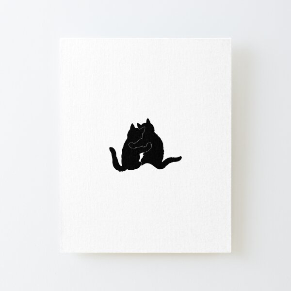 Two little cats, Canvas Mounted Print