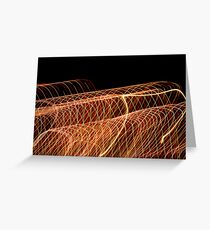 Suburb Christmas Light Series - Waves Greeting Card