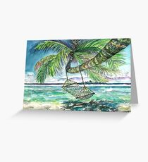 Caribbean Solitude Greeting Card