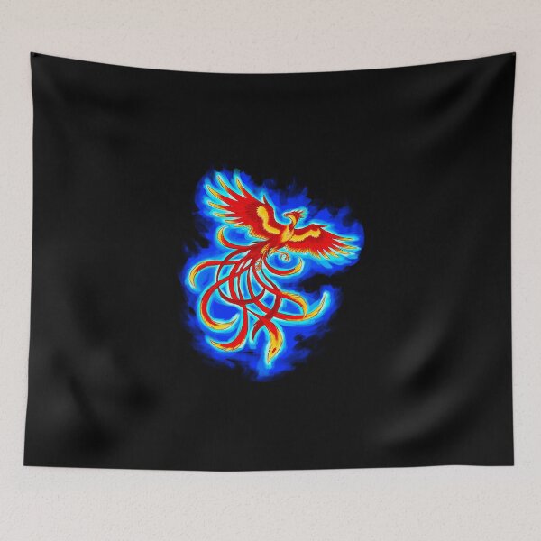 Item preview, Bluefire Phoenix designed and sold by CopperLyrebird.