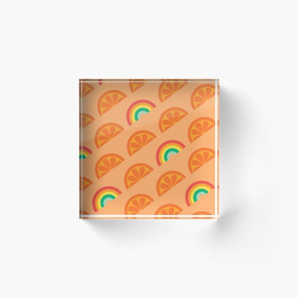 Item preview, Diseño del patrón del arco iris naranja designed and sold by jsongdesign.