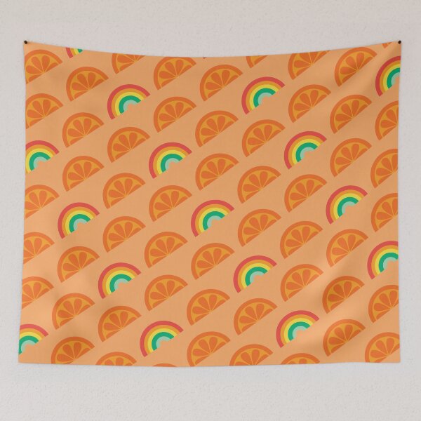 Item preview, Orange Rainbow Pattern Design designed and sold by jsongdesign.