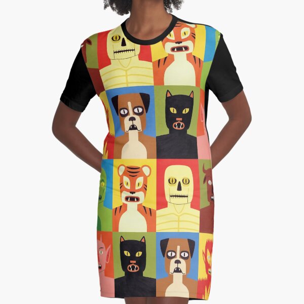 Animen Graphic T-Shirt Dress