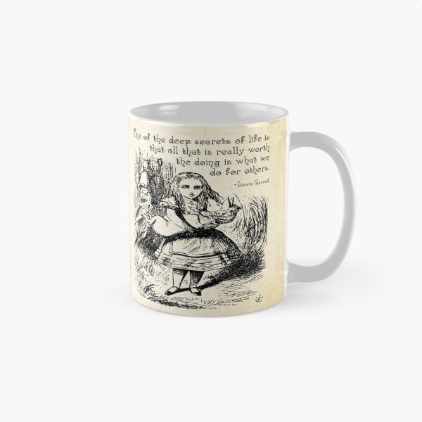 Item preview, Alice in Wonderland Quote - Deep Secrets of Life - Lewis Carroll Quote - 0116 designed and sold by ContrastStudios.