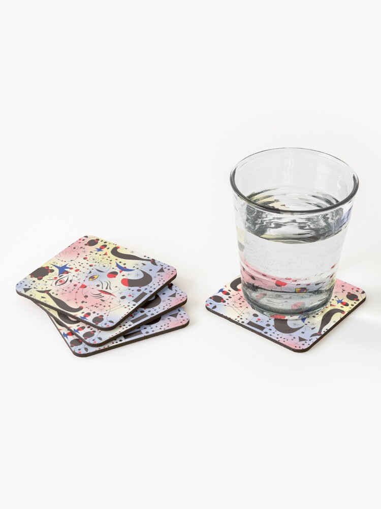Alternate view of Joan Mirò Pattern #1 Coasters (Set of 4)