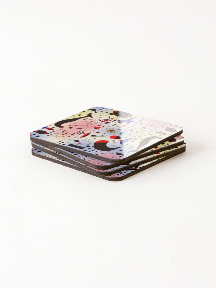 Alternate view of Joan Mirò Pattern #1 Coasters (Set of 4)