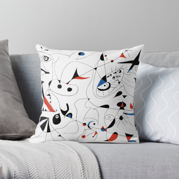 Joan Mirò #5 Throw Pillow