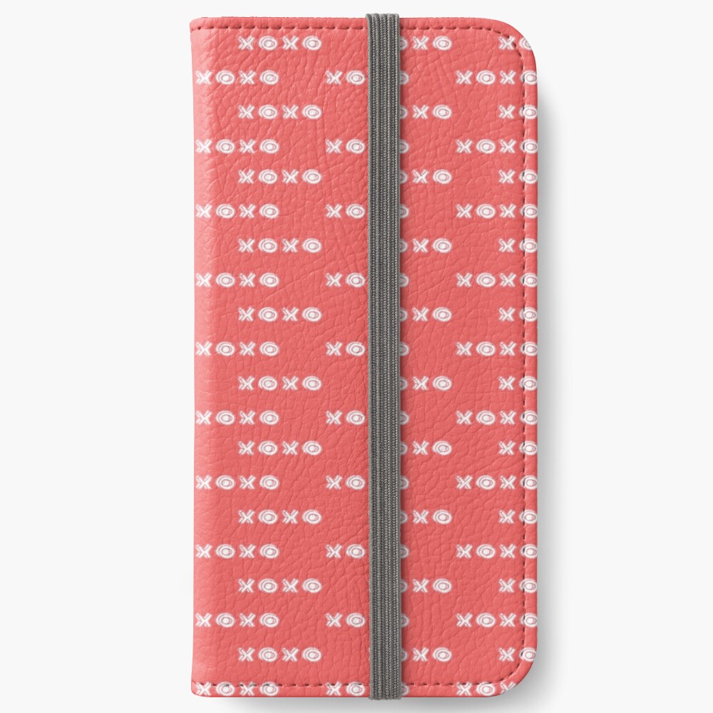 red xoxo iPhone Wallet