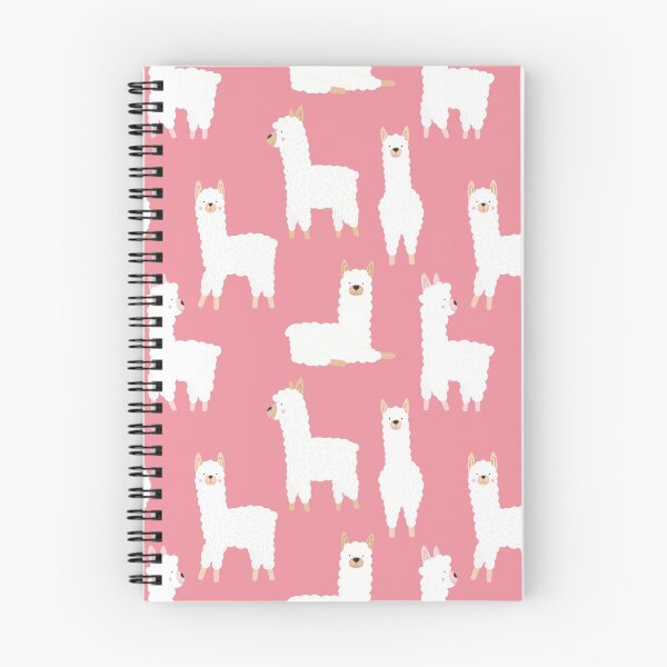 Item preview, Patrón de llama rosa designed and sold by ECLECTICimprint.