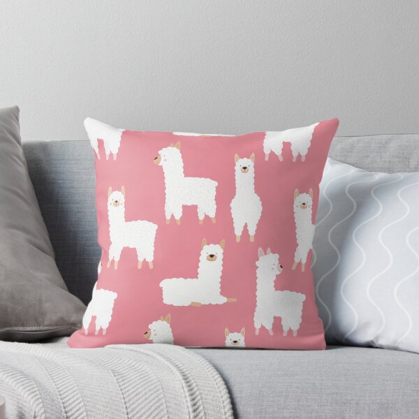 Item preview, Pink Llama Pattern designed and sold by ECLECTICimprint.