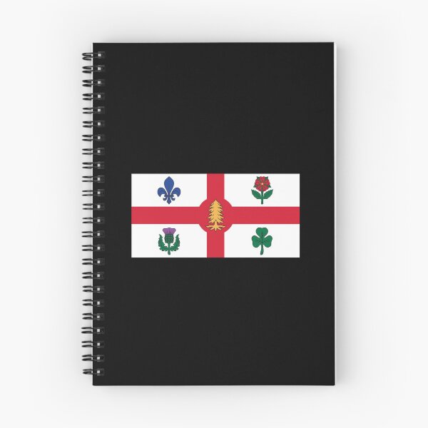 Item preview, Montreal Flag Holiday Gift Travelling Travel Quebec Canada designed and sold by Creekman Designs.