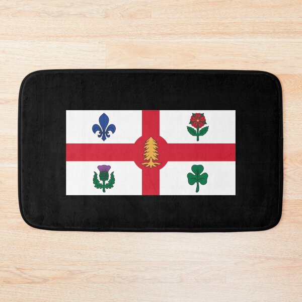 Item preview, Montreal Flag Holiday Gift Travelling Travel Quebec Canada designed and sold by Creekman Designs.