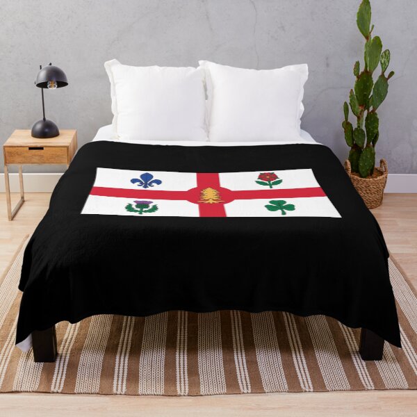 Item preview, Montreal Flag Holiday Gift Travelling Travel Quebec Canada designed and sold by Creekman Designs.