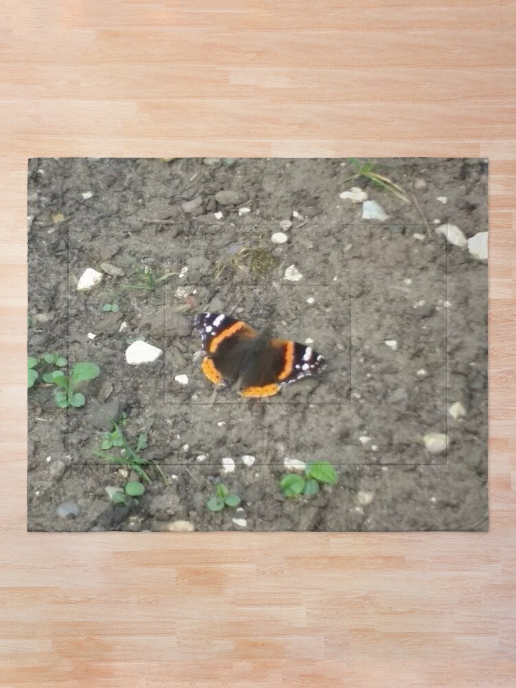 Alternate view of M.I. #42 |☼| Red Admiral Butterfly (Pearson Park) Comforter