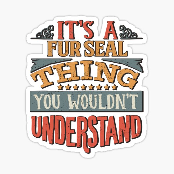 Fur Seal Stickers Redbubble