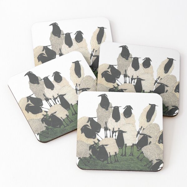 Item preview, Sheep on the Hill designed and sold by krisevansart.