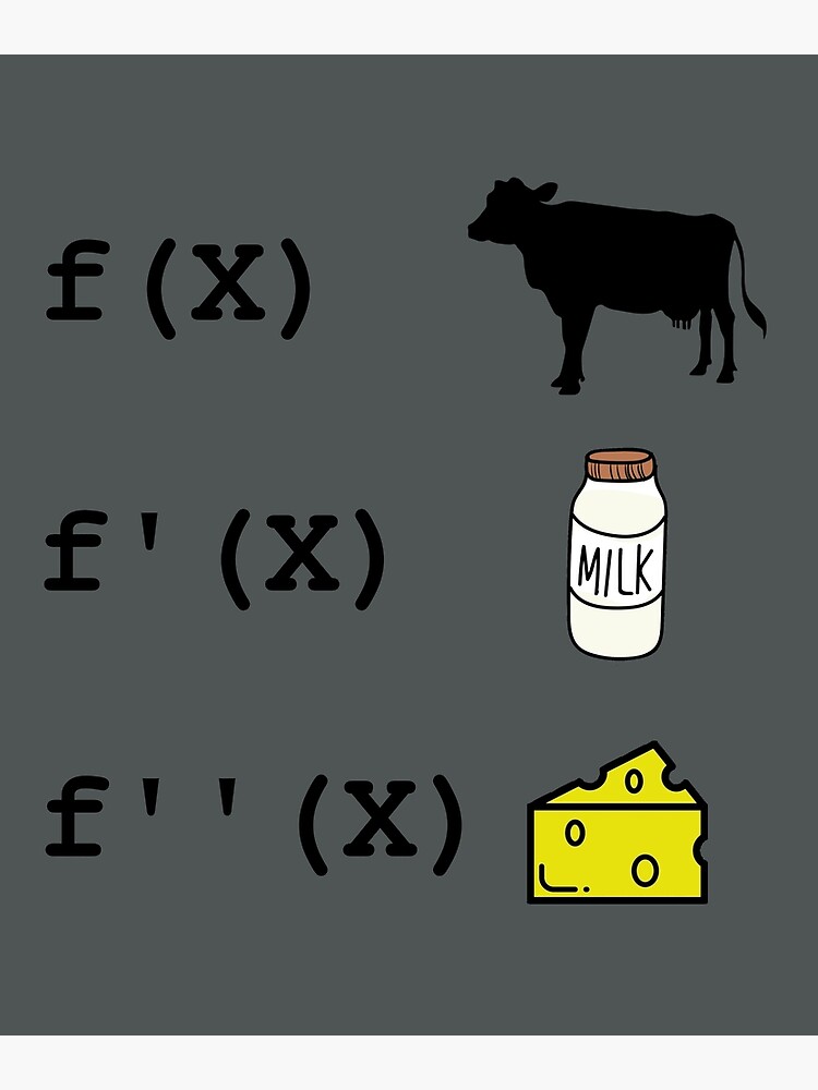 Funny Derivative Analysis Mathematics Math Teacher by TheCreekMan