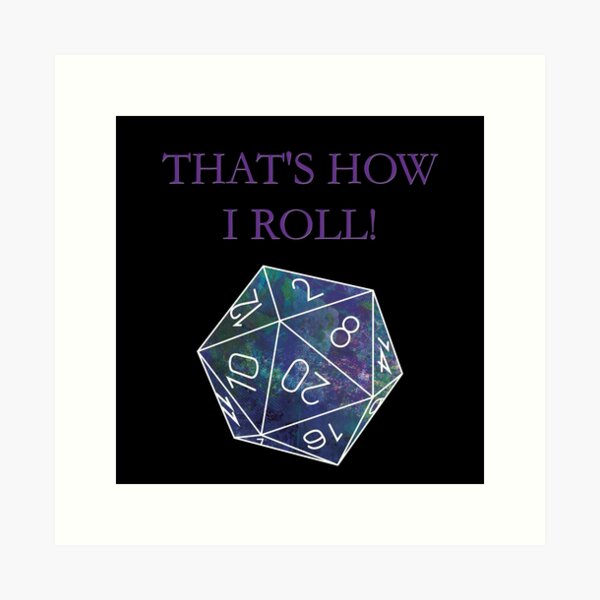 D20 Art Print