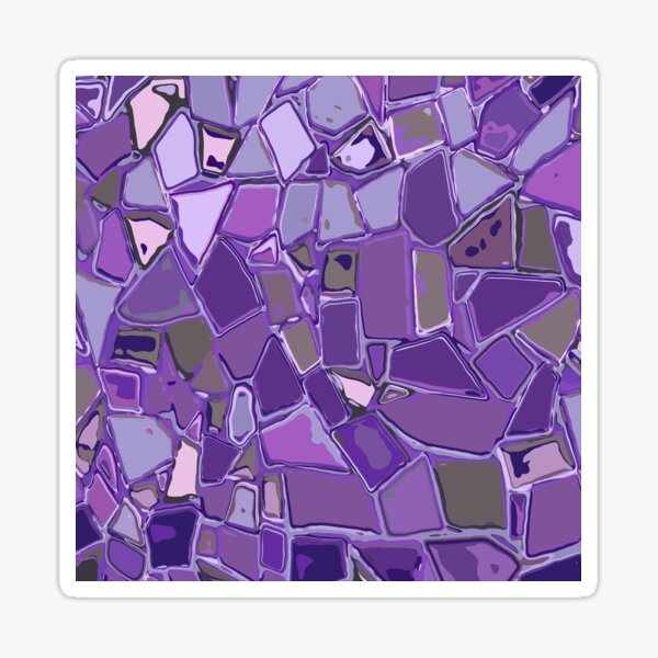 All purples Sticker