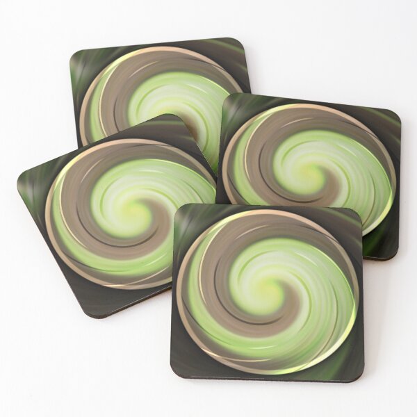 Item preview, Green and brown swirl (light border) designed and sold by darkninja2k.