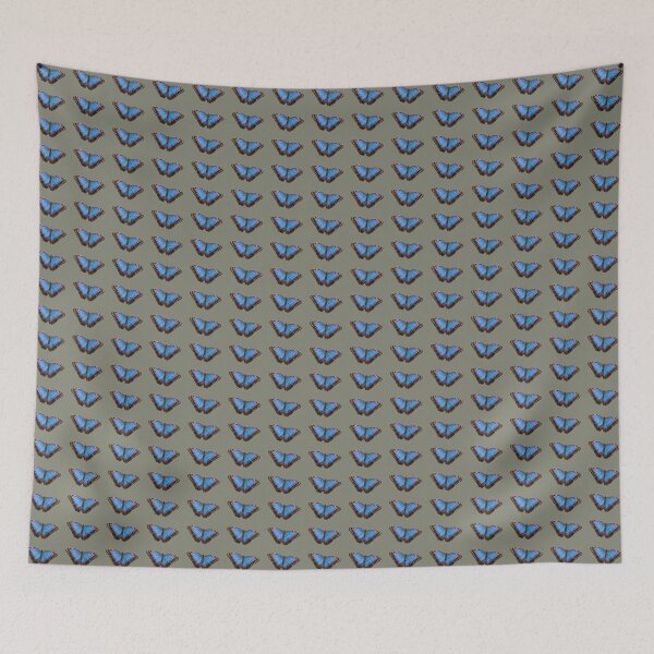 Item preview, Blue butterlies pattern designed and sold by iCimages.net.